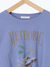 ヴィンテージ加工プリントTシャツ（オフホワイト/チャコールグレー/ブルー）｜ehka sopo（エヘカソポ）通販