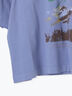 ヴィンテージ加工プリントTシャツ（オフホワイト/チャコールグレー/ブルー）｜ehka sopo（エヘカソポ）通販