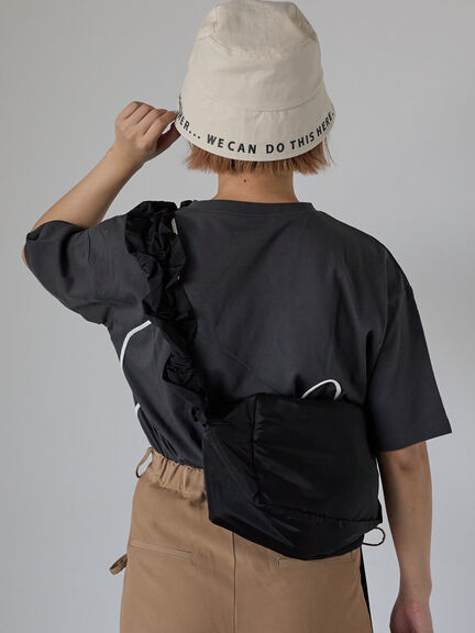 ライン柄Tシャツ（オフホワイト/チャコールグレー/ラベンダー）｜ehka sopo（エヘカソポ）通販