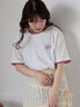 ラインリブTシャツ（オフホワイト）｜ehka sopo（エヘカソポ）通販