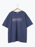 ヴィンテージ加工プリントTシャツ（オフホワイト/チャコールグレー/ブルー）｜ehka sopo（エヘカソポ）通販