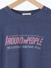 ヴィンテージ加工プリントTシャツ（オフホワイト/チャコールグレー/ブルー）｜ehka sopo（エヘカソポ）通販