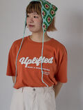 サガラ刺繍Tシャツ（オレンジ）｜ehka sopo（エヘカソポ）通販