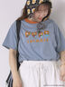 【SWIMMER】リンガーTシャツ（サックスブルー）｜ehka sopo（エヘカソポ）通販