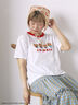 【SWIMMER】リンガーTシャツ（オフホワイト/サックスブルー/キナリ）｜ehka sopo（エヘカソポ）通販
