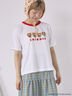 【SWIMMER】リンガーTシャツ（オフホワイト/サックスブルー/キナリ）｜ehka sopo（エヘカソポ）通販