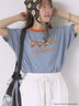 【SWIMMER】リンガーTシャツ（オフホワイト/サックスブルー/キナリ）｜ehka sopo（エヘカソポ）通販