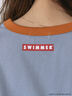 【SWIMMER】リンガーTシャツ（オフホワイト/サックスブルー/キナリ）｜ehka sopo（エヘカソポ）通販