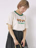 【SWIMMER】リンガーTシャツ（オフホワイト/サックスブルー/キナリ）｜ehka sopo（エヘカソポ）通販