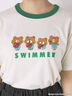 【SWIMMER】リンガーTシャツ（オフホワイト/サックスブルー/キナリ）｜ehka sopo（エヘカソポ）通販