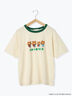 【SWIMMER】リンガーTシャツ（オフホワイト/サックスブルー/キナリ）｜ehka sopo（エヘカソポ）通販