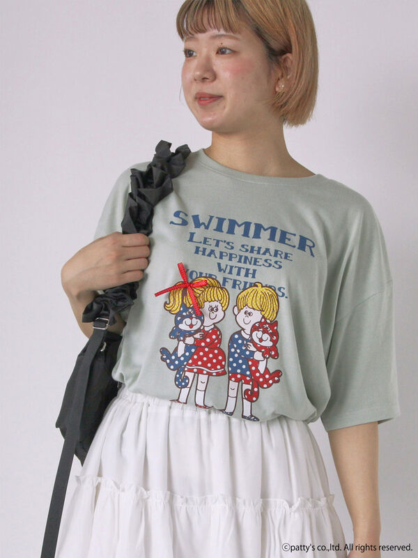 【SWIMMER】オーバーサイズTシャツ（ミント）｜ehka sopo（エヘカソポ）通販