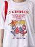 【SWIMMER】オーバーサイズTシャツ（オフホワイト/ブラック/ミント）｜ehka sopo（エヘカソポ）通販
