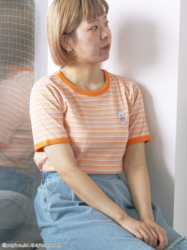【SWIMMER】ボーダーTシャツ（ピンク）｜ehka sopo（エヘカソポ）通販