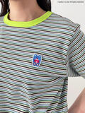 【SWIMMER】ボーダーTシャツ（グリーン）｜ehka sopo（エヘカソポ）通販