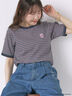 【SWIMMER】ボーダーTシャツ（ネイビー）｜ehka sopo（エヘカソポ）通販