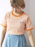 【SWIMMER】ボーダーTシャツ（ピンク/グリーン/ネイビー）｜ehka sopo（エヘカソポ）通販