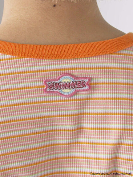 【SWIMMER】ボーダーTシャツ（ピンク/グリーン/ネイビー）｜ehka sopo（エヘカソポ）通販
