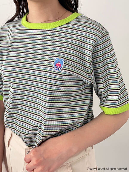【SWIMMER】ボーダーTシャツ（ピンク/グリーン/ネイビー）｜ehka sopo（エヘカソポ）通販