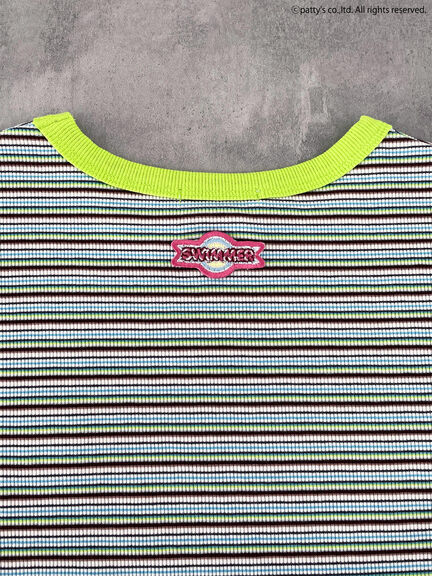 【SWIMMER】ボーダーTシャツ（ピンク/グリーン/ネイビー）｜ehka sopo（エヘカソポ）通販