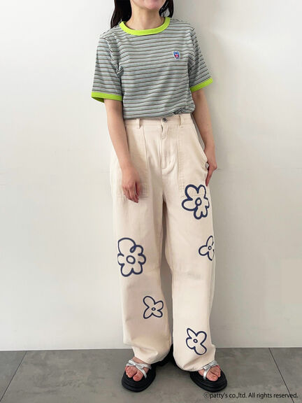 【SWIMMER】ボーダーTシャツ（ピンク/グリーン/ネイビー）｜ehka sopo（エヘカソポ）通販