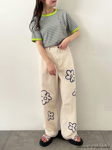 【SWIMMER】ボーダーTシャツ（ピンク/グリーン/ネイビー）｜ehka sopo（エヘカソポ）通販