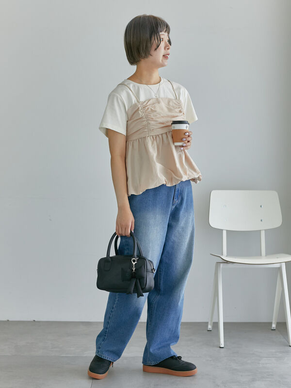 eimy istoire - eimy istoire♡ビスチェドッキングTシャツ eimy istoire♡ビスチェドッキングTシャツ