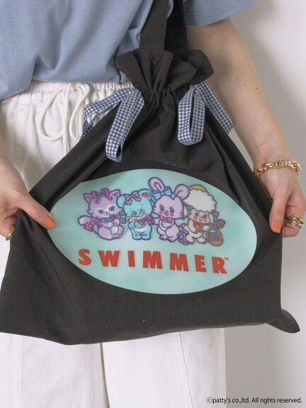 【SWIMMER】トートバッグ（ブラック/レッド/キナリ）｜ehka sopo（エヘカソポ）通販