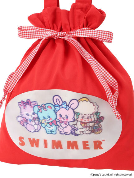 【SWIMMER】トートバッグ（ブラック/レッド/キナリ）｜ehka sopo（エヘカソポ）通販