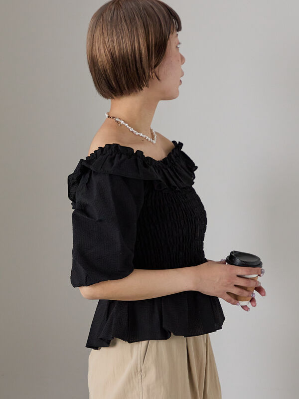 archives｜フリルオフショルブラウス | Rakuten Fashion(楽天
