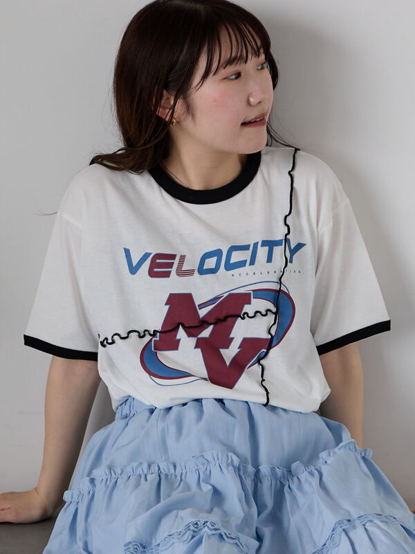 メローリンガーTシャツ（オフホワイト）｜ehka sopo（エヘカソポ）通販
