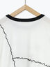 メローリンガーTシャツ（オフホワイト/チャコールグレー/キナリ）｜ehka sopo（エヘカソポ）通販