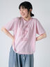 花プリントTシャツ（オフホワイト/ブラック/ピンク/キナリ）｜ehka sopo（エヘカソポ）通販