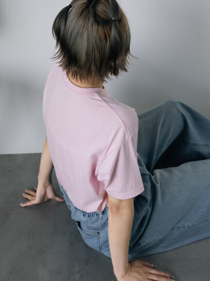 花プリントTシャツ（オフホワイト/ブラック/ピンク/キナリ）｜ehka sopo（エヘカソポ）通販