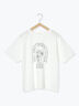 花プリントTシャツ（オフホワイト/ブラック/ピンク/キナリ）｜ehka sopo（エヘカソポ）通販