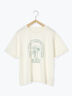 花プリントTシャツ（オフホワイト/ブラック/ピンク/キナリ）｜ehka sopo（エヘカソポ）通販