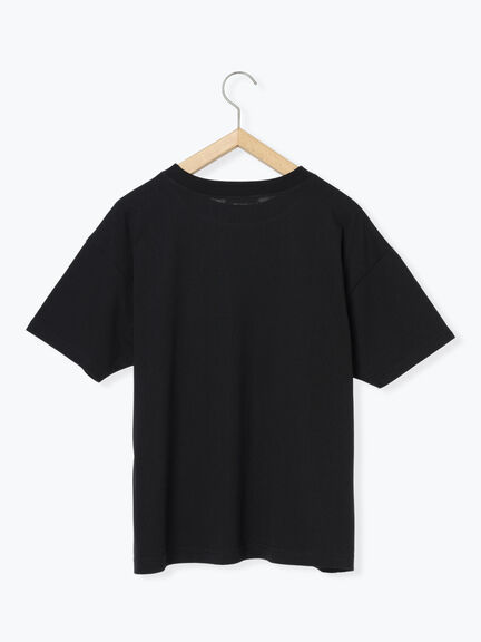 花プリントTシャツ（オフホワイト/ブラック/ピンク/キナリ）｜ehka sopo（エヘカソポ）通販