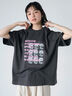 フォトプリントオーバーシルエットTシャツ（オフホワイト/チャコールグレー/グリーン/ブルー）｜ehka sopo（エヘカソポ）通販