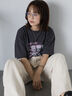 フォトプリントオーバーシルエットTシャツ（オフホワイト/チャコールグレー/グリーン/ブルー）｜ehka sopo（エヘカソポ）通販