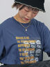 フォトプリントオーバーシルエットTシャツ（オフホワイト/チャコールグレー/グリーン/ブルー）｜ehka sopo（エヘカソポ）通販