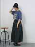 フォトプリントオーバーシルエットTシャツ（オフホワイト/チャコールグレー/グリーン/ブルー）｜ehka sopo（エヘカソポ）通販