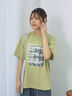 フォトプリントオーバーシルエットTシャツ（オフホワイト/チャコールグレー/グリーン/ブルー）｜ehka sopo（エヘカソポ）通販