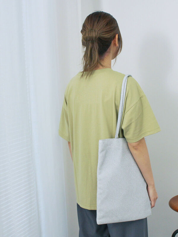 セール】 フォトプリントオーバーシルエットTシャツ（オフホワイト