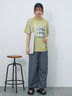 フォトプリントオーバーシルエットTシャツ（オフホワイト/チャコールグレー/グリーン/ブルー）｜ehka sopo（エヘカソポ）通販