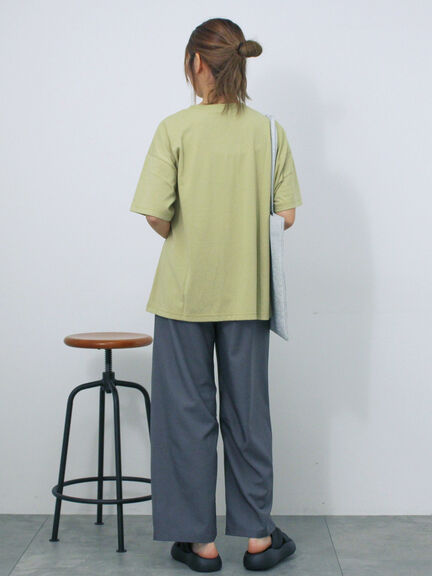 フォトプリントオーバーシルエットTシャツ（オフホワイト/チャコールグレー/グリーン/ブルー）｜ehka sopo（エヘカソポ）通販