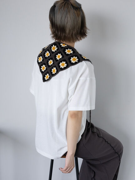 フォトプリントオーバーシルエットTシャツ（オフホワイト/チャコールグレー/グリーン/ブルー）｜ehka sopo（エヘカソポ）通販