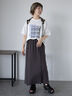 フォトプリントオーバーシルエットTシャツ（オフホワイト/チャコールグレー/グリーン/ブルー）｜ehka sopo（エヘカソポ）通販