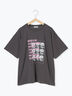 フォトプリントオーバーシルエットTシャツ（オフホワイト/チャコールグレー/グリーン/ブルー）｜ehka sopo（エヘカソポ）通販