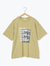フォトプリントオーバーシルエットTシャツ（オフホワイト/チャコールグレー/グリーン/ブルー）｜ehka sopo（エヘカソポ）通販