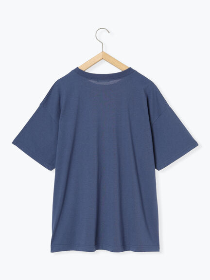 フォトプリントオーバーシルエットTシャツ（オフホワイト/チャコールグレー/グリーン/ブルー）｜ehka sopo（エヘカソポ）通販